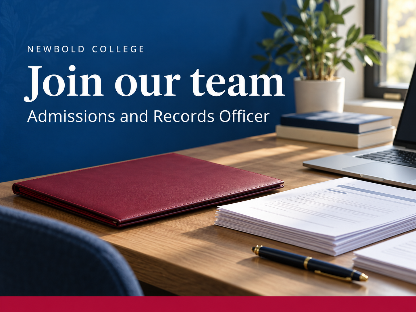 Join our team - Admissions and Records Officer at Newbold College